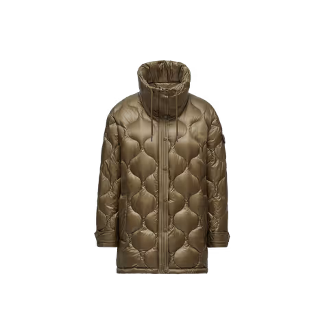 Lombi Hooded Mid-Length Down Jacket
